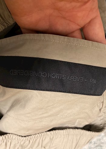 Bej Rahat Kesim Kadın Kumaş Pantolon - Görsel 3