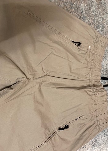 Bej Rahat Kesim Kadın Kumaş Pantolon - Görsel 2