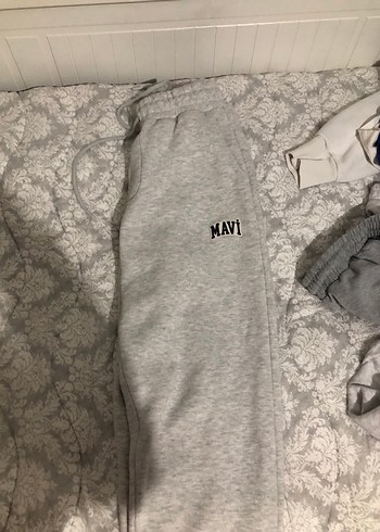 Gri Rahat Kesim Kadın Eşofman Altı - Görsel 2