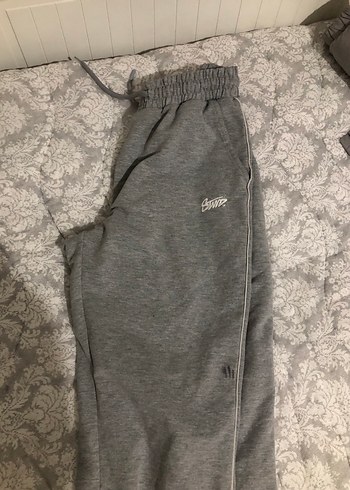 Gri Fermuarlı Kadın Eşofman Altı - Görsel 2