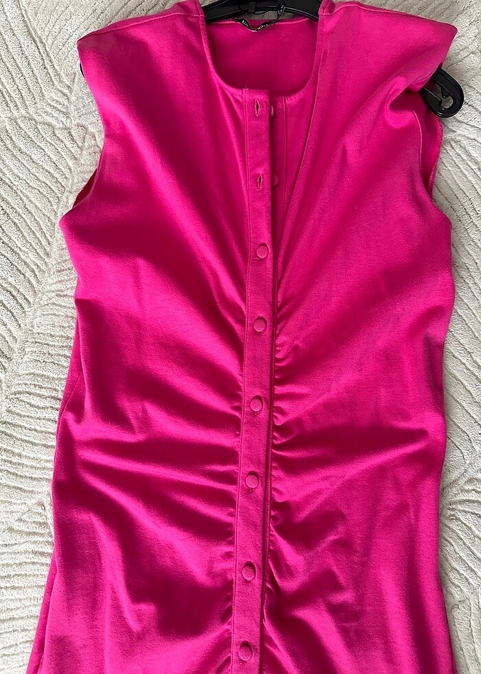 Şeker pembesi elbise - Görsel 2