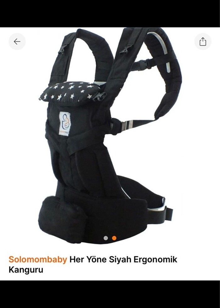 Solomom baby kanguru - Görsel 2