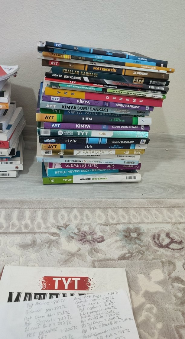 YKS KİTAPLARİ VAR> TEKLİ SATIM MEVCUTTUR. - Görsel 2