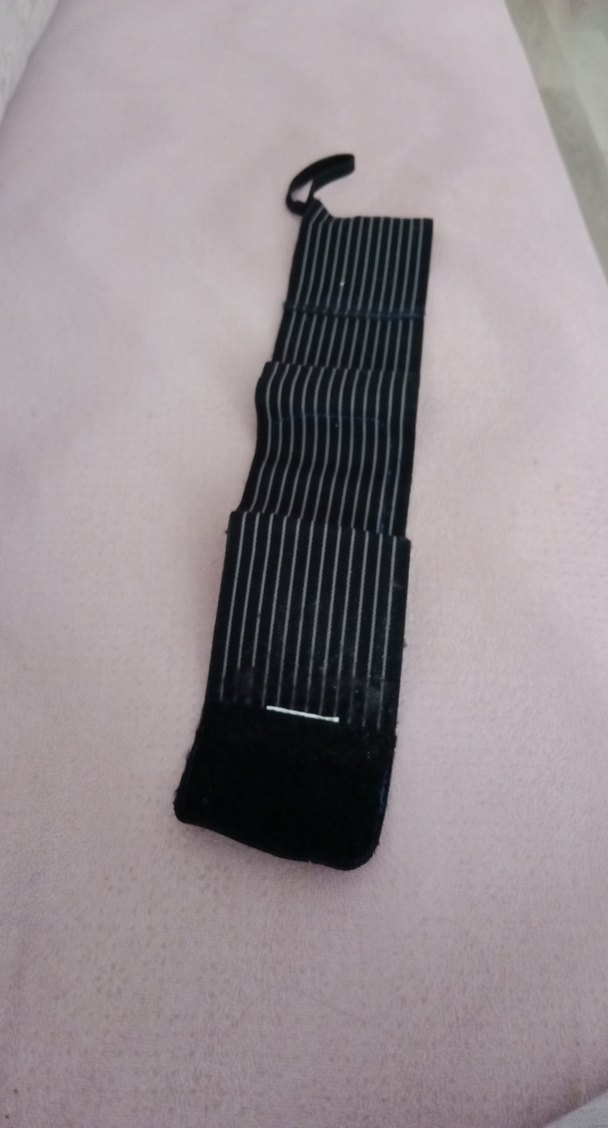 Siyah Yoga Kayışı Kaymaz Tasarım - Görsel 2