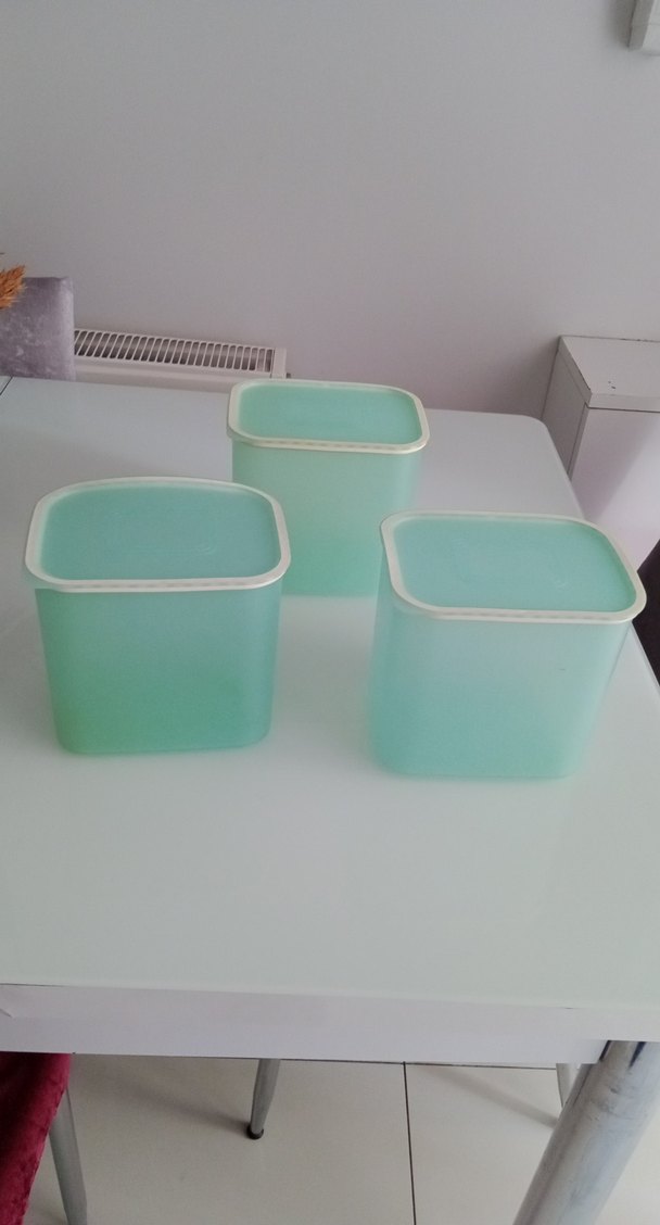 Turkuaz Pastel Saklama Kutuları Seti - Görsel 2