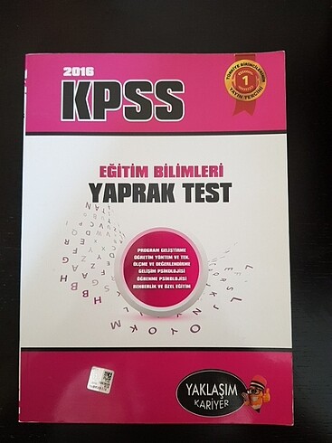 KPSS Eğitim Bilimleri Test