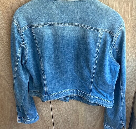 xl Beden Mavi jean kot ceket