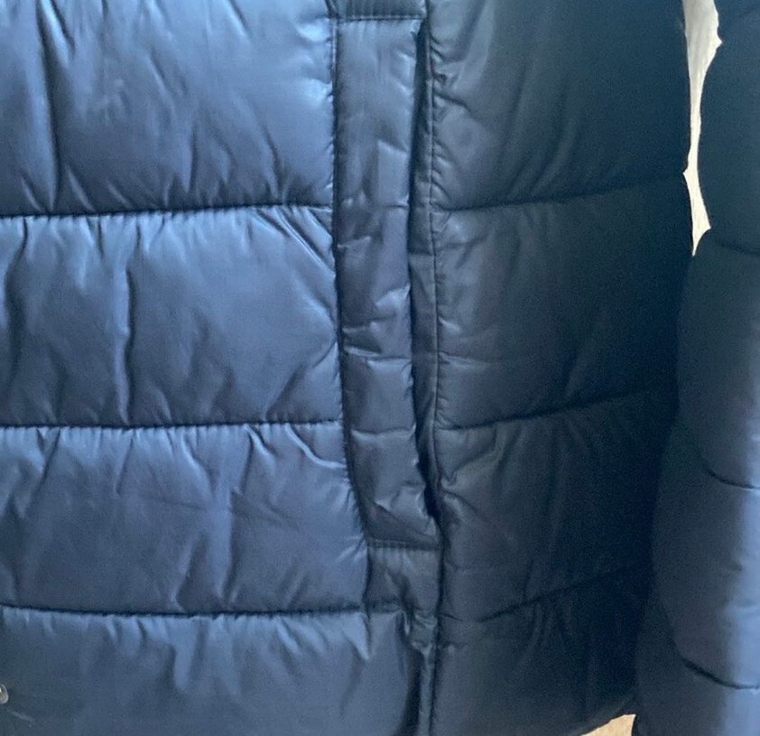 Mavi jean kadın anorak mont - Görsel 5