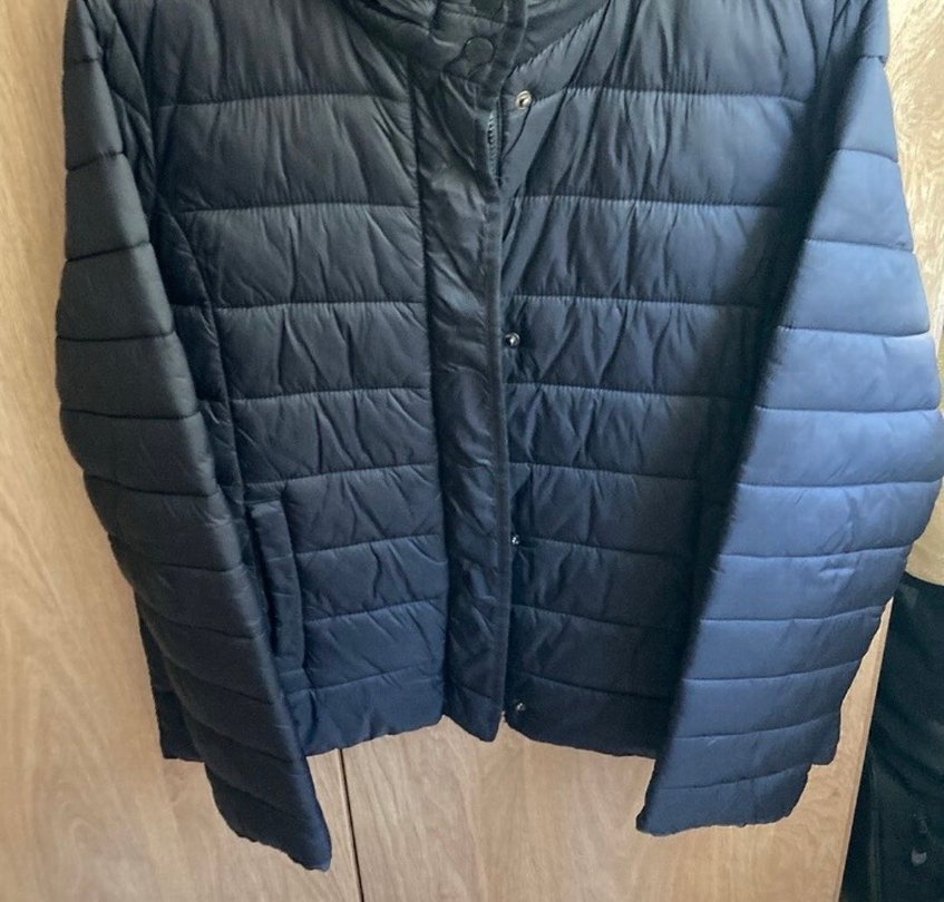 Mavi jean kadın anorak mont - Görsel 3