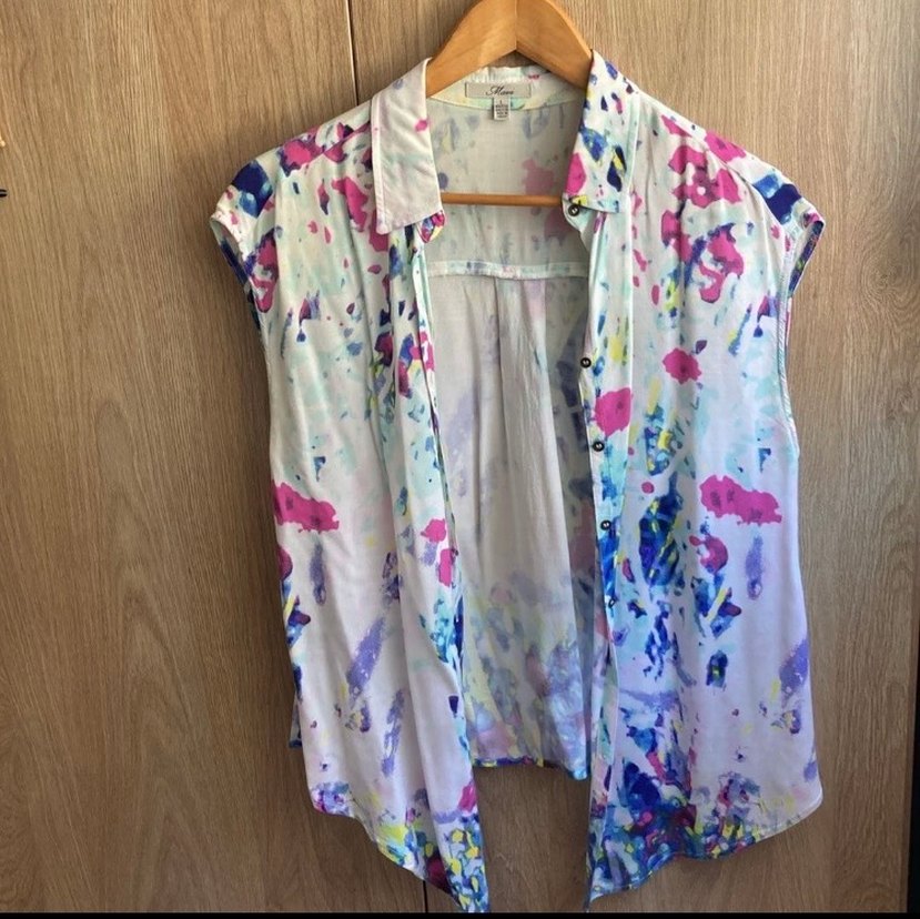 Mavi jean kadın gömlek - Görsel 2