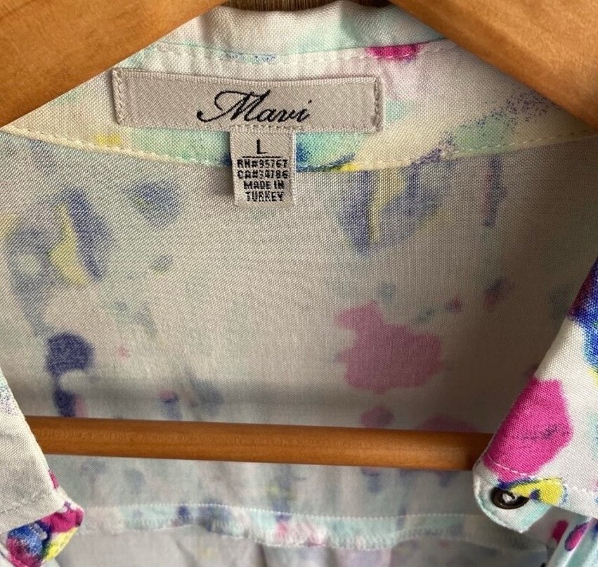 Mavi jean kadın gömlek - Görsel 3