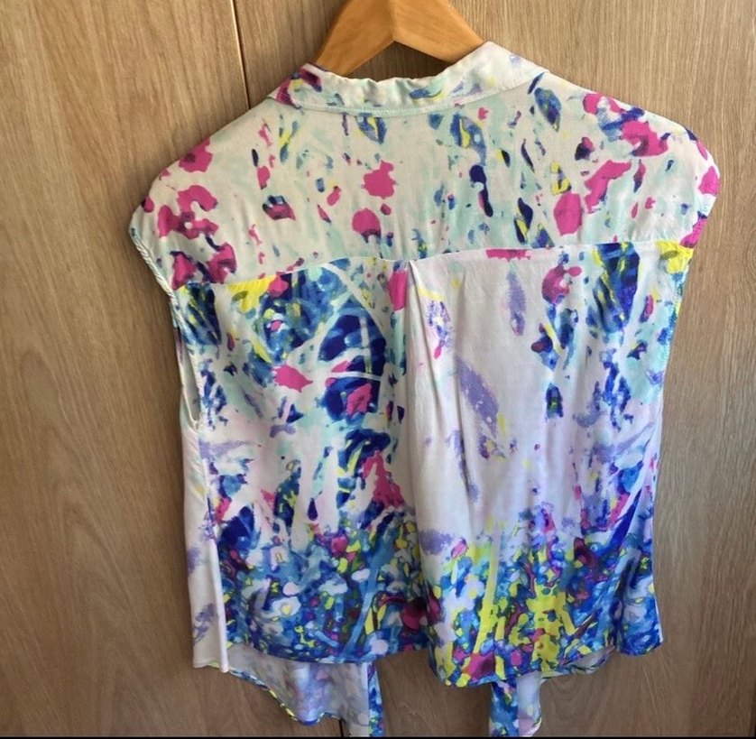 Mavi jean kadın gömlek - Görsel 5