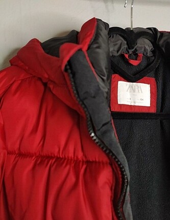 Zara Kırmızı Kışlık Erkek Çocuk Montu - Görsel 2
