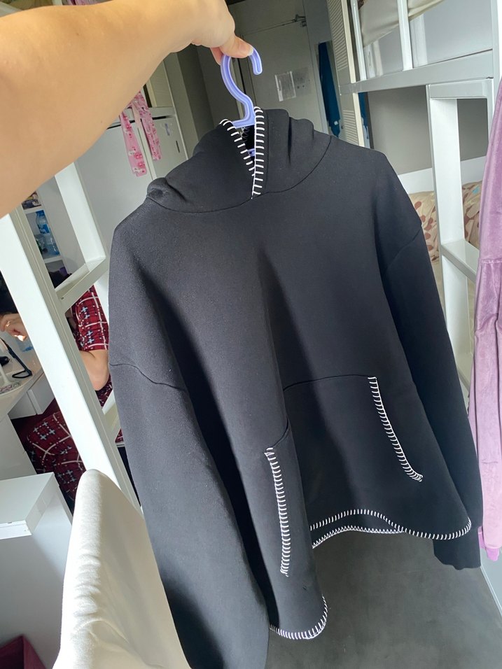 Asos Siyah Sweatshirt Sıfır - Görsel 3