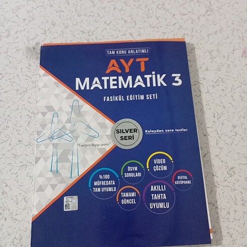  Beden Tam konu anlatımlı AYT matematik 3 fasikül eğitim seti silver se