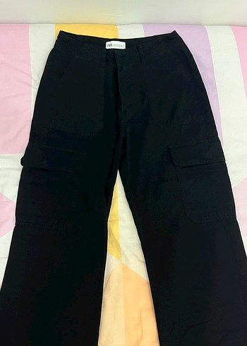 zara siyah kargo pantolon