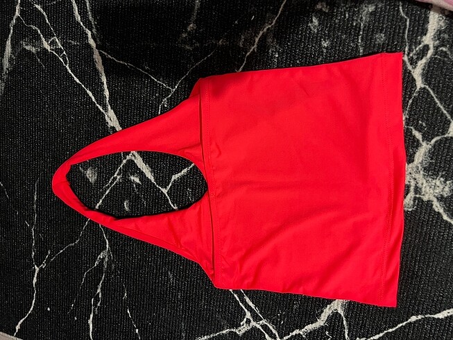 Bershka Fosforlu Pembe Crop
