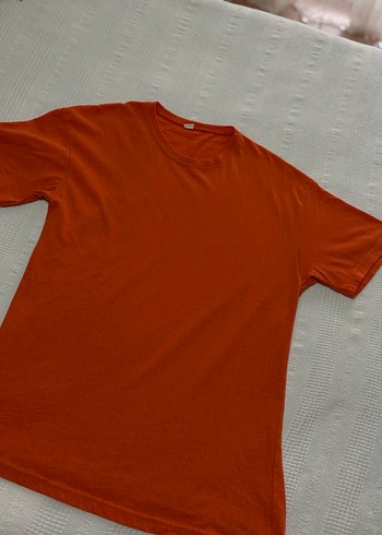 Yeşil ve Turuncu Oversize Kısa Kollu Kadın Tişört - Görsel 4