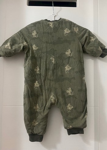 Kahverengi Kamuflaj Fermuarlı Bebek uyku Tulumu - Görsel 2