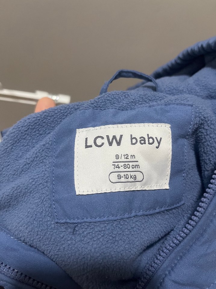 Mavi Kapüşonlu Erkek Bebek Tulum - Görsel 3