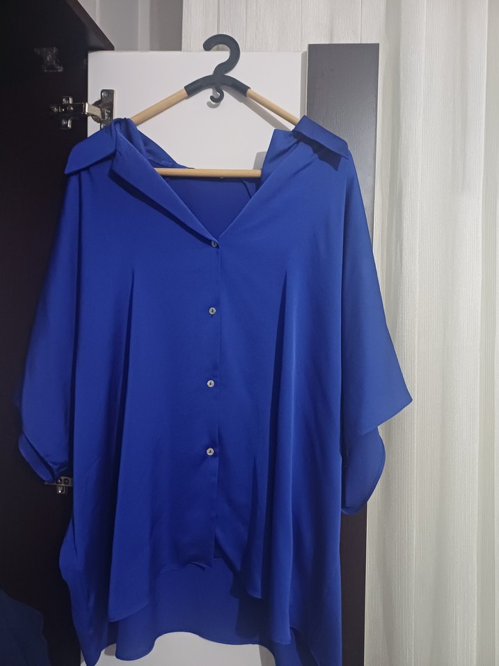 mango saten gömlek - Görsel 4