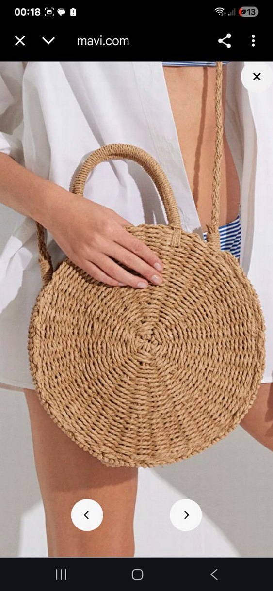 hasır çanta - Görsel 3