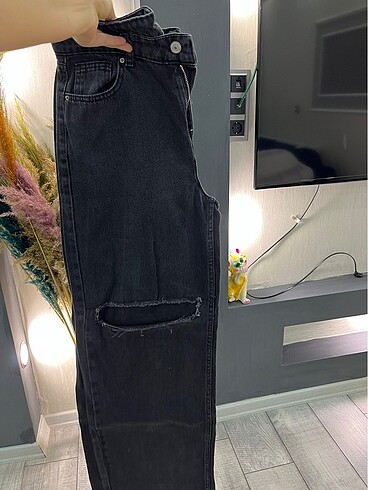 38 Beden Yüksek bel kot pantolon