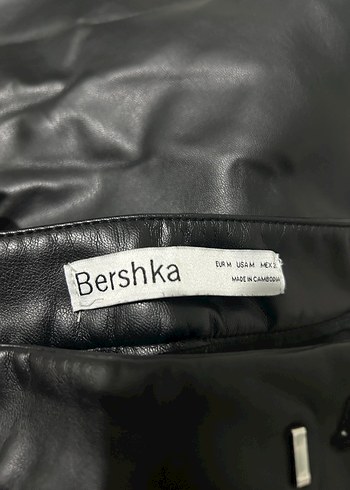 Deri Siyah Kadın Pantolon - Görsel 3