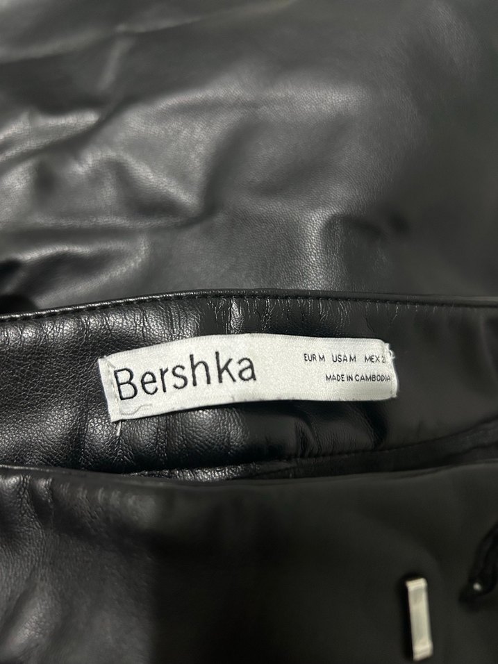 Deri Siyah Kadın Pantolon - Görsel 3