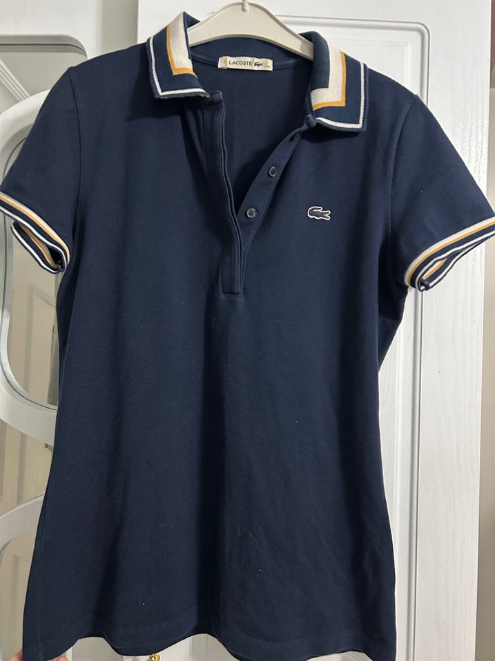 Lacoste Lacivert Düğmeli Erkek Polo Tişört - Görsel 2