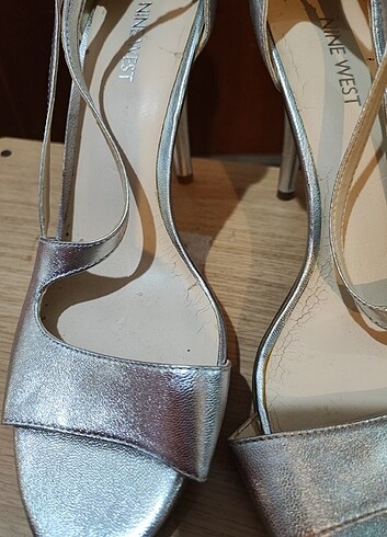 40 Beden gri Renk Nine west topuklu