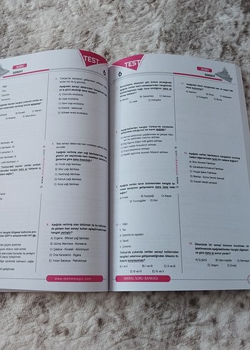  Beden Renk 2024 KPSS Coğrafya'nın Amiral Soru Bankası