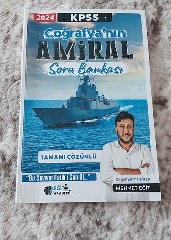 2024 KPSS Coğrafya'nın Amiral Soru Bankası