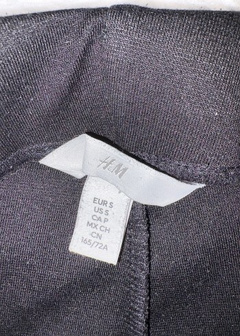 H&M Siyah İspanyol Paça Tayt - Görsel 2