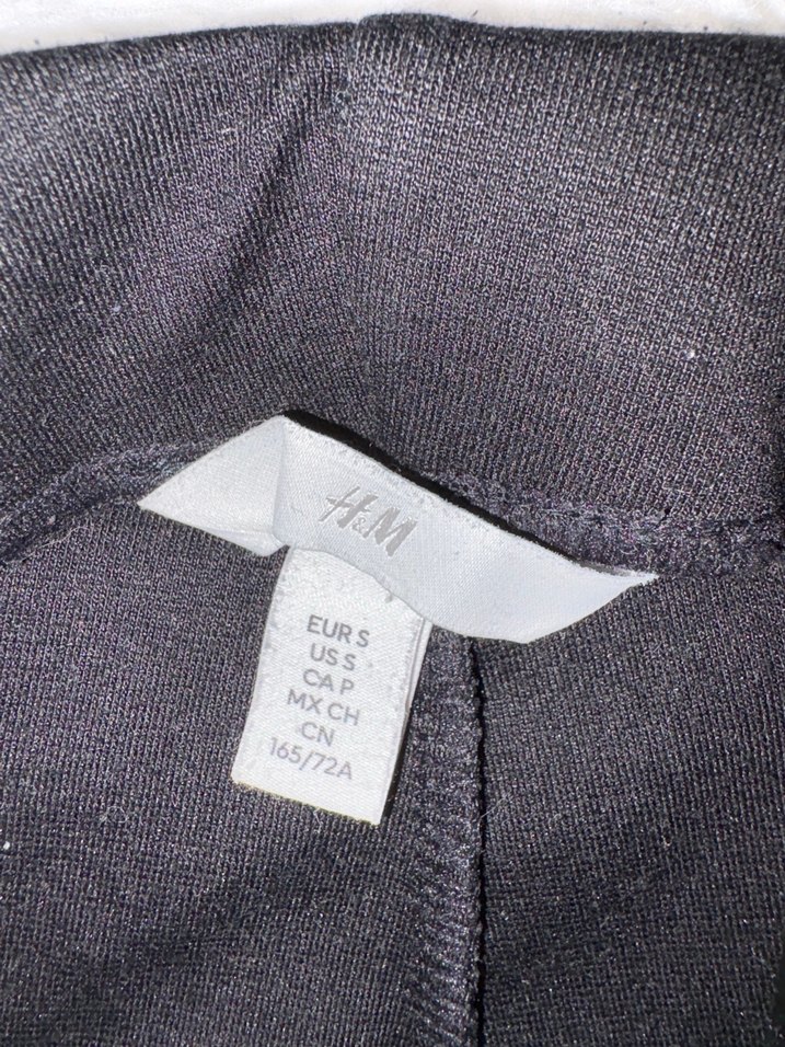 H&M Siyah İspanyol Paça Tayt - Görsel 2