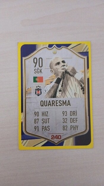 ZOR BULUNAN QUARESMA KARTI 