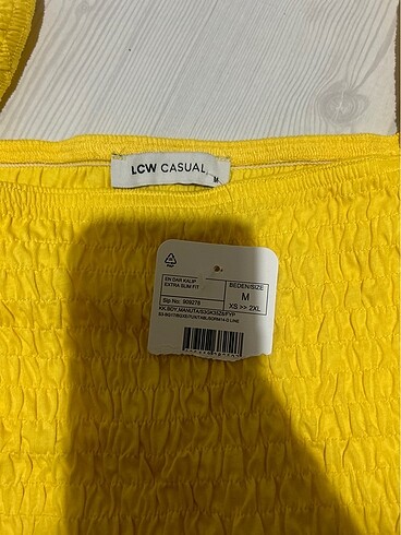 LC Waikiki Sarı bluz
