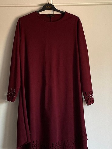 bordo renkli tunik