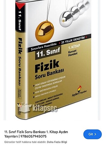  Aydın 11 Fizik Soru Bankası