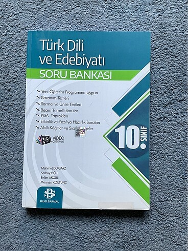 Bilgi Sarmal 10. Sınıf Edebiyat Soru Bankası