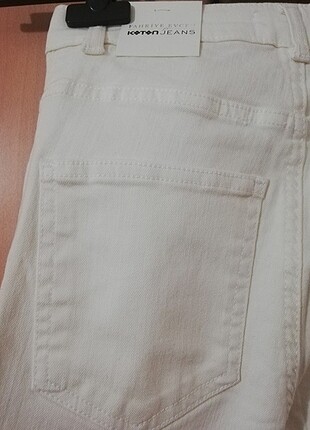 34 Beden beyaz Renk Fahriye Evcen Özel Koleksiyon beyaz Pantolon 