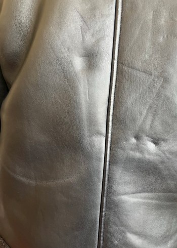 Tokalı Siyah Deri Biker Kadın Ceket - Görsel 7