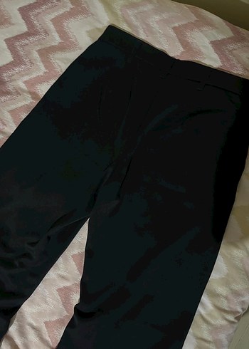 Siyah Kadın Kumaş Pantolon, Normal Boy, Regular Fit - Görsel 3