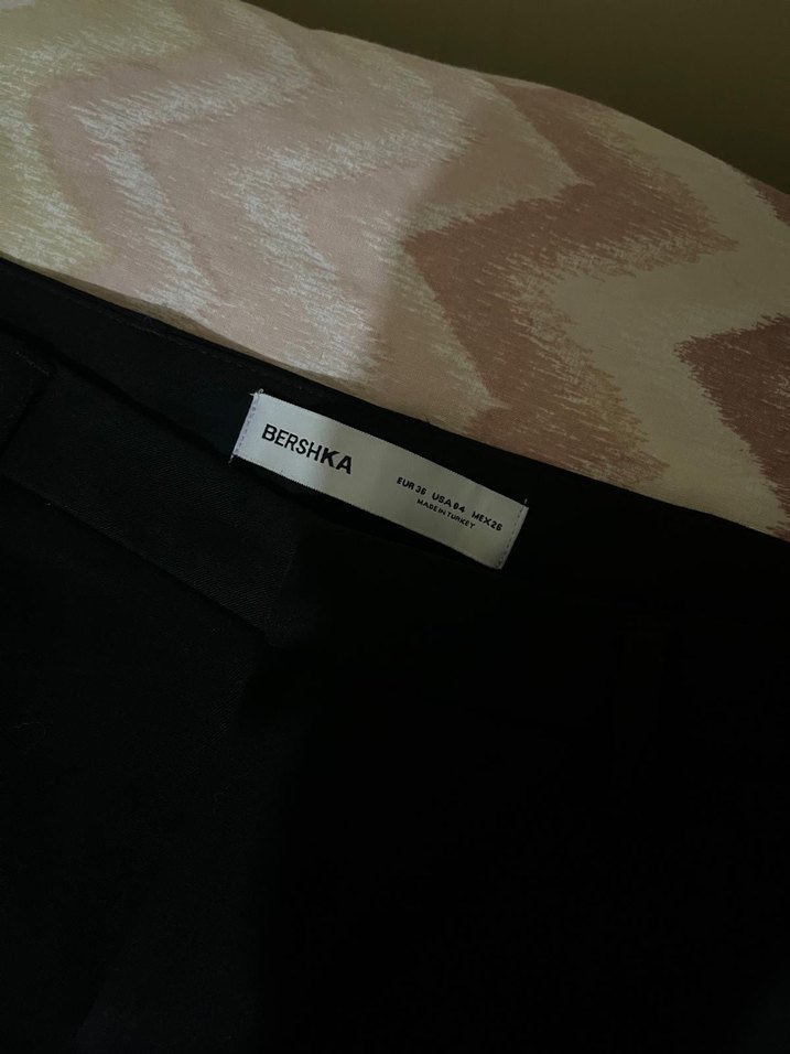 Siyah Kadın Kumaş Pantolon, Normal Boy, Regular Fit - Görsel 2