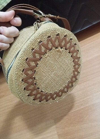  Beden camel Renk hasır çanta