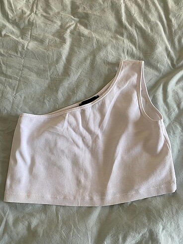 Tek omuz crop