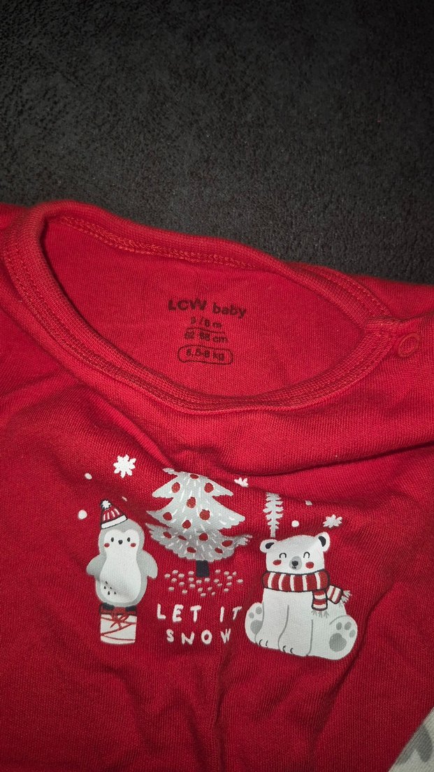 Uzun Kollu, Baskılı Bebek Body Seti - Görsel 2