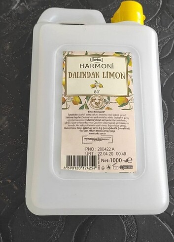 1L Torku Limon Kolonyası 