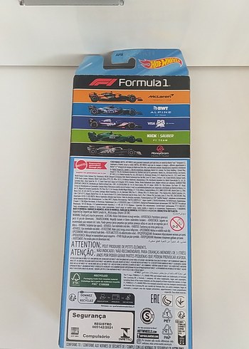  Hot Wheels Formula 1 Mini Yarış Arabaları Seti