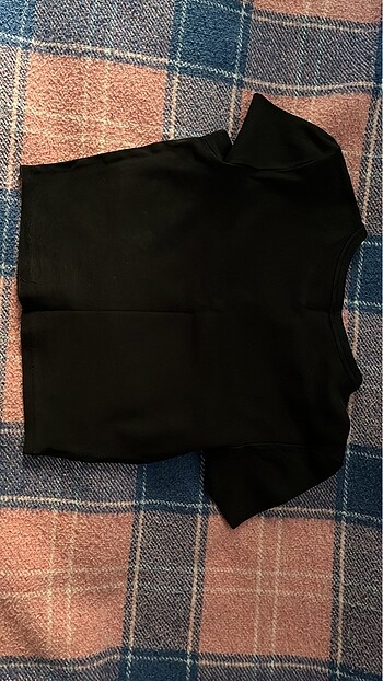Zara Zara siyah basic crop